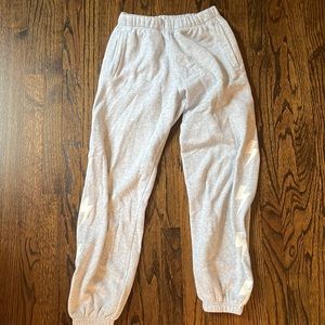 SOLD OUT ONLINE lightning bolt grey sweatpants